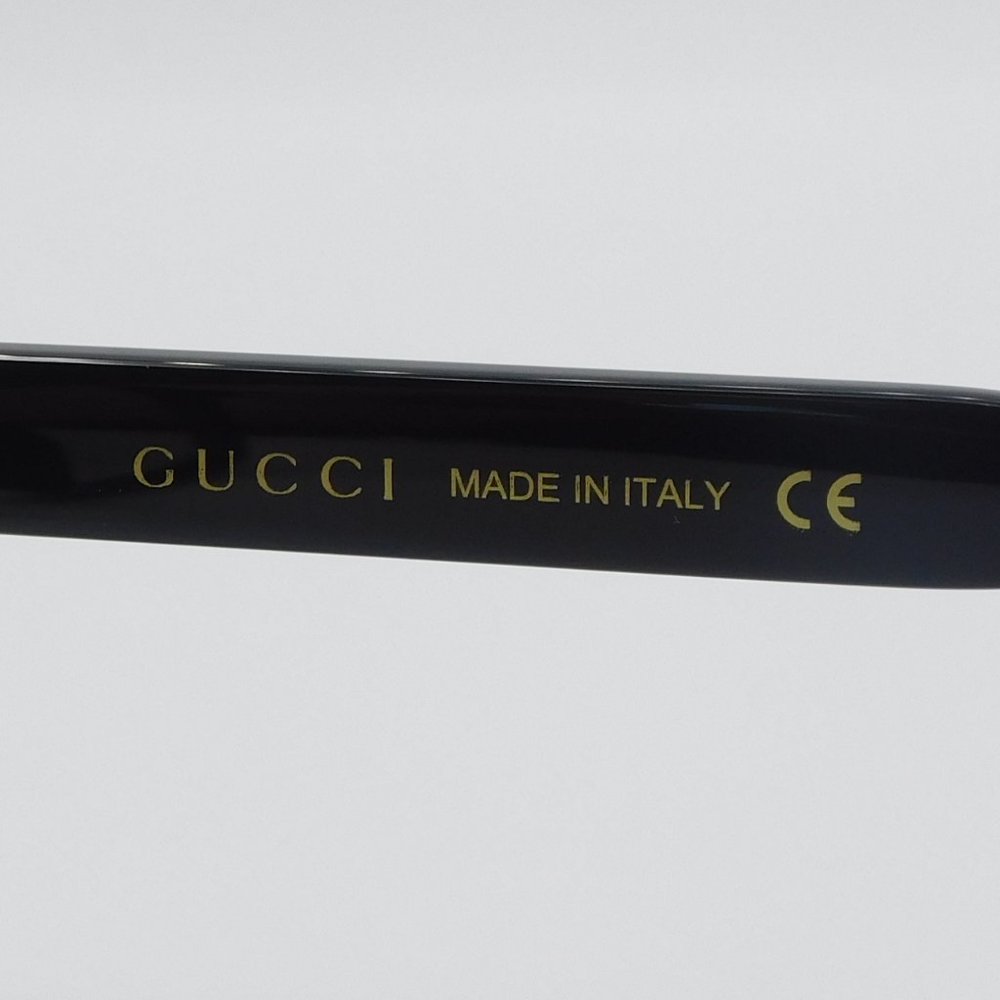 Gucci Dark Gray Rectangular Glasses - image 7